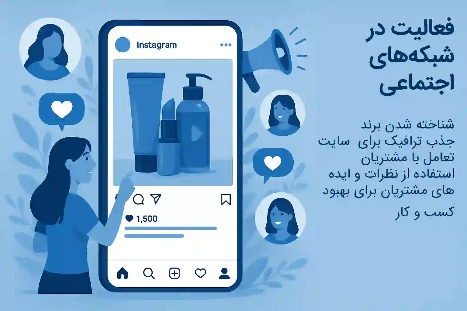 فعالیت در شبکههای اجتماعی